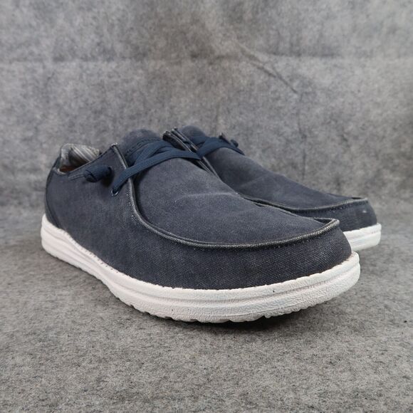 Skechers Shoes Mens 12 Casual Slip On Sneakers Relaxed Fit Memory Foam Goga Mat main image 4